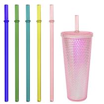 Canudos de vidro reutilizáveis KEUYE compatíveis com copos Starbucks