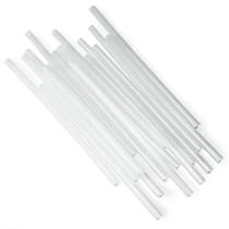 Canudos descartáveis Perfect Stix Clear Jumbo desembrulhados 7,75" Canudos descartáveis Perfect Stix Clear Jumbo desembrulhados 7,75"