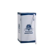 Canudos Jumbo Empress 26 cm Papel Envolvido Listrado Vermelho