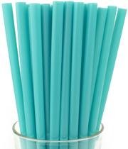 Canudos para beber smoothie Stephanie Imports 250 unidades de verde-azulado