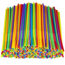 Canudos para beber Suwimut, pacote 600, 26 cm, plástico extra longo