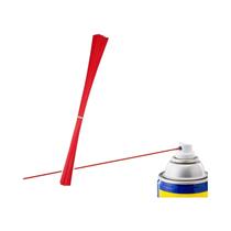 Canudos Plásticos Vermelhos Estendidos De 50cm Para Lata De Spray Aerossol TURBOPAL Tubos Cortáveis