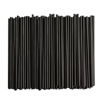 Canudos Pretos Comfy Package 19,7 cm Pacote com 250 Unidades Canudos Pretos Comfy Package 19,7 cm Pacote com 250 Unidades