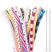 Canudos reutilizáveis SUBANG Bent sem BPA com escova de limpeza x50 Canudos reutilizáveis SUBANG Bent sem BPA com escova de limpeza x50
