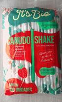 Canudos Shake Biodegradável Milkshakes, Vitaminas Strawplast