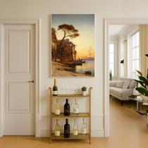 Canvas Hermann Corrodi Sol 70x50cm Mold Branca