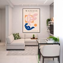 Canvas Matisse My Curves Are Not Crazy 40x30cm Mold Branca