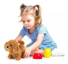 Cão De Pelúcia Animal Simulação De Caminhada