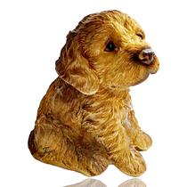 Cão Decorativo Figura Estatueta Cachorro Pet Fofo Em Resina