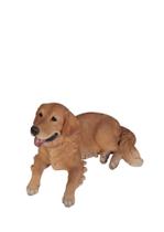 Cão poedeiro Golden Retriever da Sculpture Hi-Line Gift Ltd Cão poedeiro Golden Retriever da Sculpture Hi-Line Gift Ltd