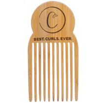 Caos Bambu Controlado por Pente de Cabelo Desembaraçando cabelos grossos e encaracolados