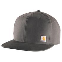 Cap Carhartt Firm Duck Flat Brim para homens - Gravel