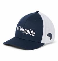 Cap Columbia PFG Mesh Ball para mulheres Collegiate Navy