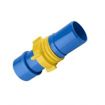 Cap Macho Engate Roscável 3" Pol. Azul Viqua