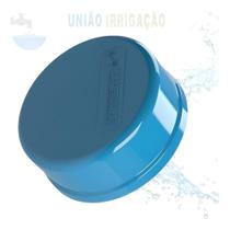 Cap Tampão 100mm Sold Final Femea Irrig Azul Viqua - 5 Und