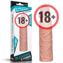 Capa 17cm Extensora Interno 13,5cm em Silicone Lovetoy Cyberskin
