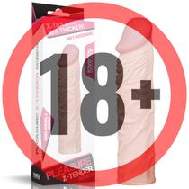 Capa 19,5cm Interno 17cm Aumento 3cm Extensora em Silicone Lovetoy