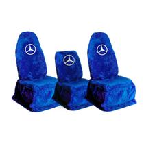 Capa 3 Bancos Individuais Pelúcia MB Axor Atego Actros 2019