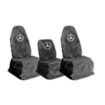 Capa 3 Bancos Individuais Pelúcia MB Axor Atego Actros 2019