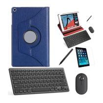 Capa 360 Azul Teclado, Mouse, Pel, Stylus Galaxy Tab A7 T500