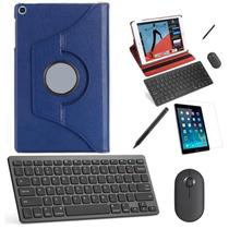 Capa 360 Azul Teclado, Mouse, Pel, Stylus Galaxy Tab S6 Lite