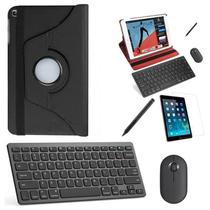 Capa 360 Preto Teclado, Mouse Pel, Stylus Galaxy Tab A7 Lite