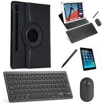 Capa 360 Preto Teclado, Mouse Pel, Stylus Galaxy Tab S7 Lite