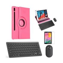 Capa 360 Rosa Tecl/mou/p Preto P/galaxy Tab S7 Fe T735 12,4