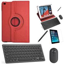 Capa 360 Verm Teclado, Mouse, Pel, Can Stylus iPad 7 10.2 Capa 360 Verm Teclado, Mouse, Pel, Can Stylus iPad 7 10.2