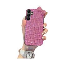 Capa 3D Soft Shockproof Com Glitter E Laço De Diamante Para Samsung Galaxy A14 A15 A16 A35 A36 A55 Capa 3D Soft Shockproof Com Glitter E Laço De Diamante Para Samsung Galaxy A14 A15 A16 A35 A36 A55