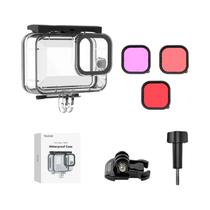 Capa À Prova d'Água De 60M Para GoPro Hero 13 12 11 10 9, Capa De Mergulho Subaquático Com Filtro Capa À Prova d'Água De 60M Para GoPro Hero 13 12 11 10 9, Capa De Mergulho Subaquático Com Filtro