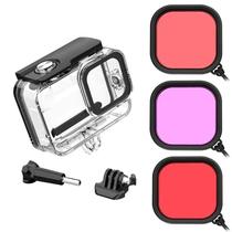 Capa à Prova d'Água para GoPro Hero 12, 11, 10 e 9 - Ideal para Mergulho