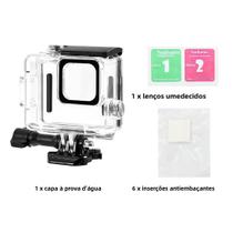 Capa À Prova d'Água Para GoPro HERO 4K 2024, Capa Protetora Para Mergulho Subaquático Até 60m (196