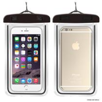 Capa a Prova DAgua para Celular Smartphone Galaxy Preta