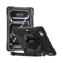 Capa À Prova De Choque Para iPad pro 11 12.9 13 M2 M4 2024 Air 13 11 2025 4ª 5ª 10.9 11ª Com Alça De