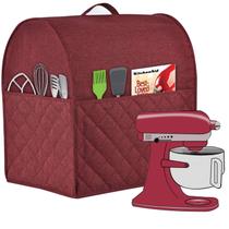 Capa à prova de poeira para batedeira KitchenAid HOHUO Wine Red