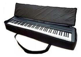 Capa Acolchoada Para Piano P35 P45 Yamaha Roland Korg Casio Carbon