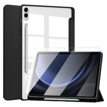Capa Acrílica p/ Galaxy Tab S9 FE+ X610 + Película Preto