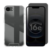 Capa Acrílica + Pel Vidro Privativa Compativel Com iPhone16e