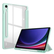 Capa Acrílico c/ Slot p/ Tablet Samsung S9 FE - Verde Claro - Star Capas E Acessórios