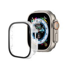 capa acrílico e tela de vidro embutido aple watch ultra 49mm