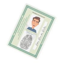 Capa Acrílico Para Carteira Identidade Título Eleitor