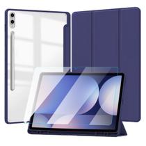 Capa Acrílico Slot Caneta Para Galaxy S10+ 12.4 X820 + Vidro