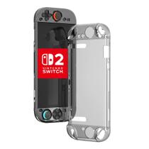 Capa acrilico transparente nintendo switch 2 case proteçao ns2 Capa acrilico transparente nintendo switch 2 case proteçao ns2