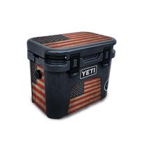 Capa adesiva para Yeti Roadie 15 Hard Cooler Vintage Flag