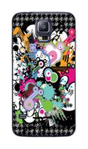 Capa Adesivo Skin022 Verso Para Galaxy S5 New Edition