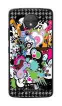 Capa Adesivo Skin022 Verso Para Motorola Moto C