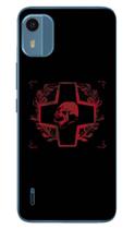 Capa Adesivo Skin023 Verso Para Nokia C12 Pro Capa Adesivo Skin023 Verso Para Nokia C12 Pro