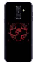 Capa Adesivo Skin023 Verso Para Samsung Galaxy A6 Plus