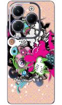 Capa Adesivo Skin104 Verso Para Infinix Hot 40 Pro (X6837)